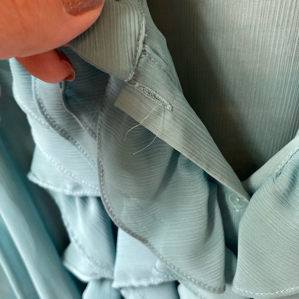 The Limited Ruffle Button Blouse - Picture 3 of 13